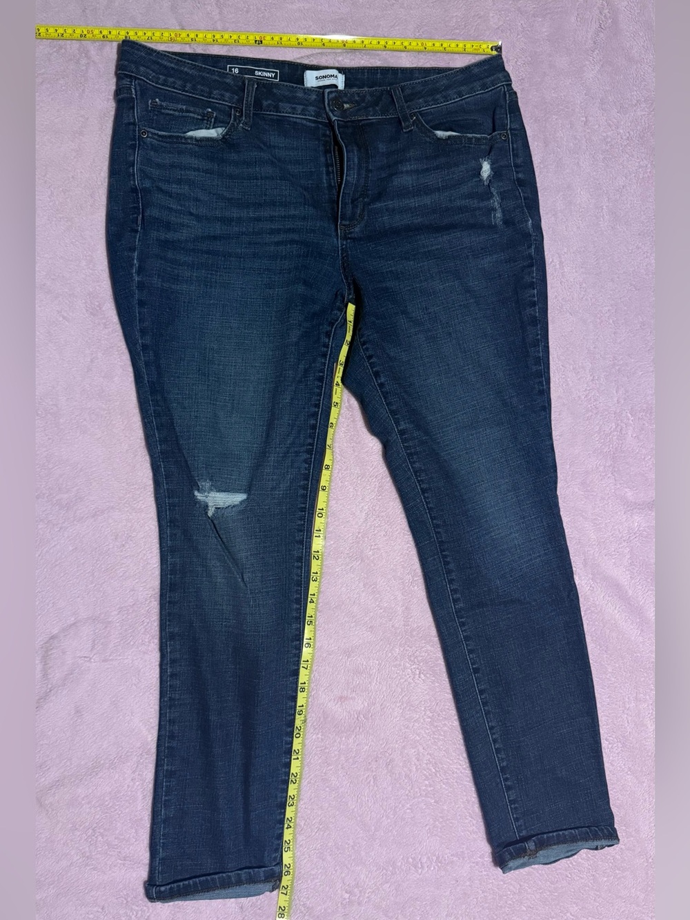 Sonoma Skinny Distressed Jeans